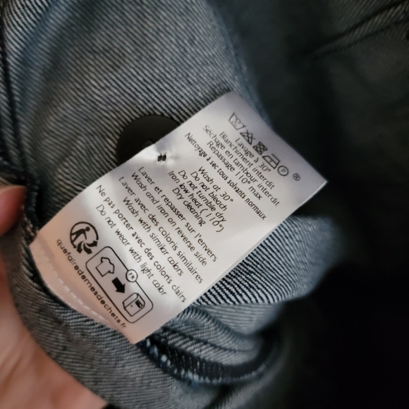 Sezane Dan Trousers in Indigo size 44 NWT - Picture 12 of 13